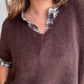 Pull Gina chocolat