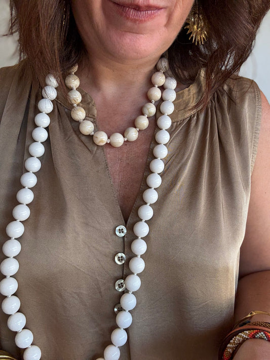 Collier résine court Naia