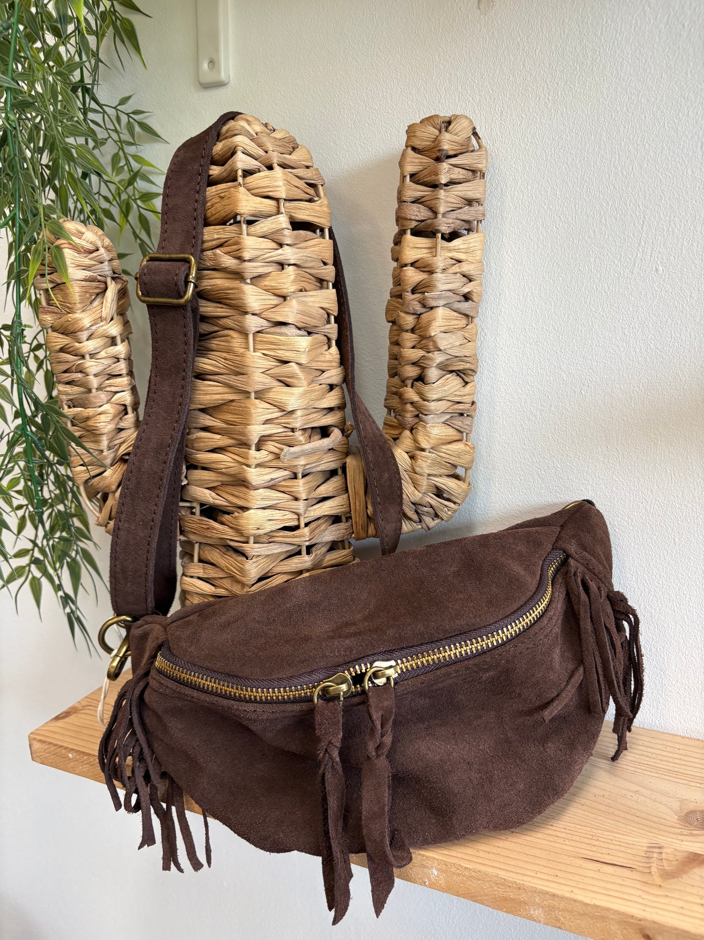 Banane cuir daim chocolat