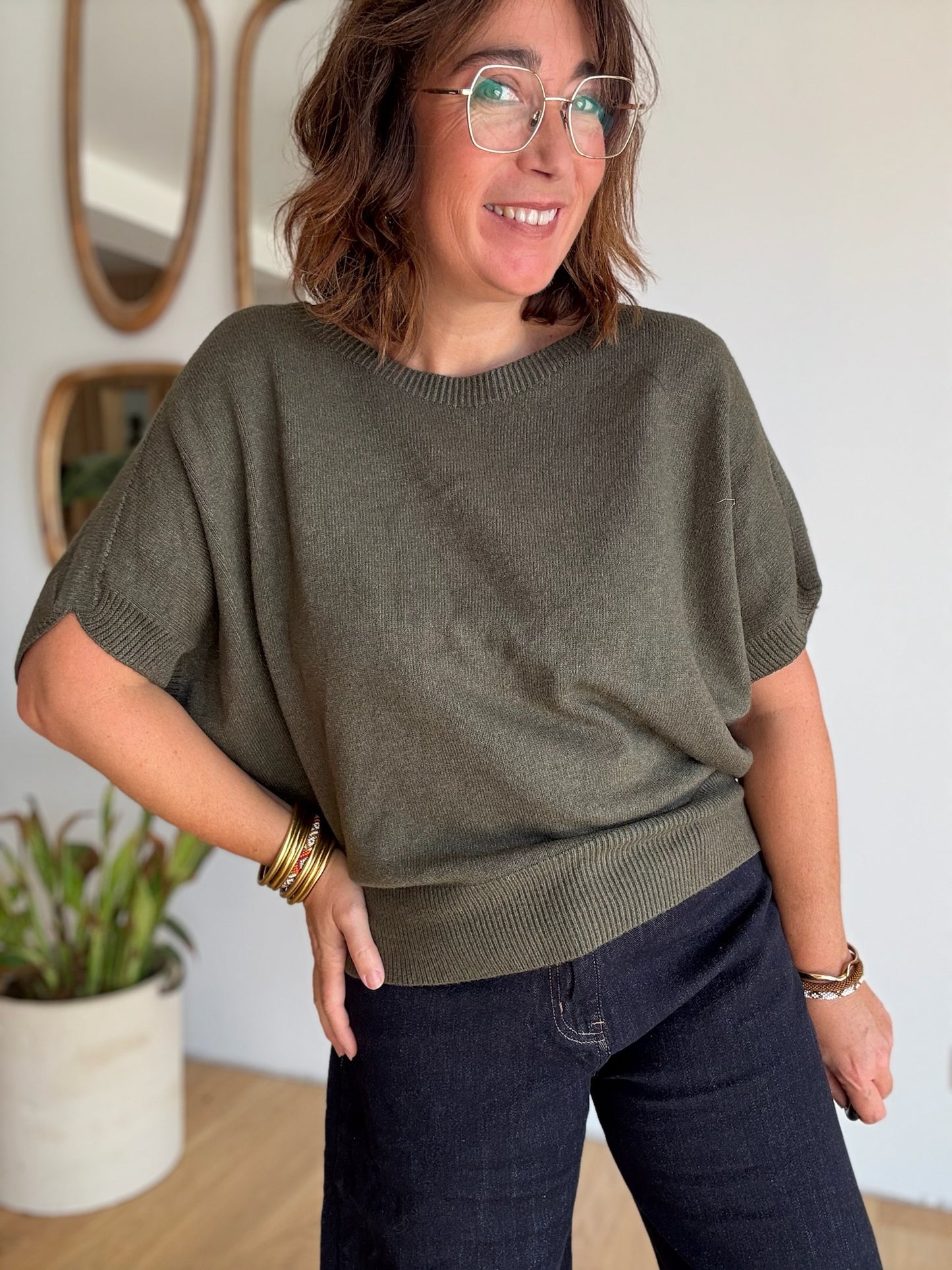 Pull Marina kaki