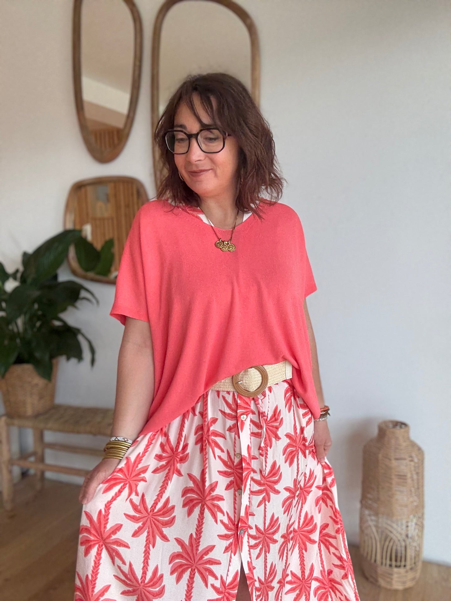 Robe palmiers