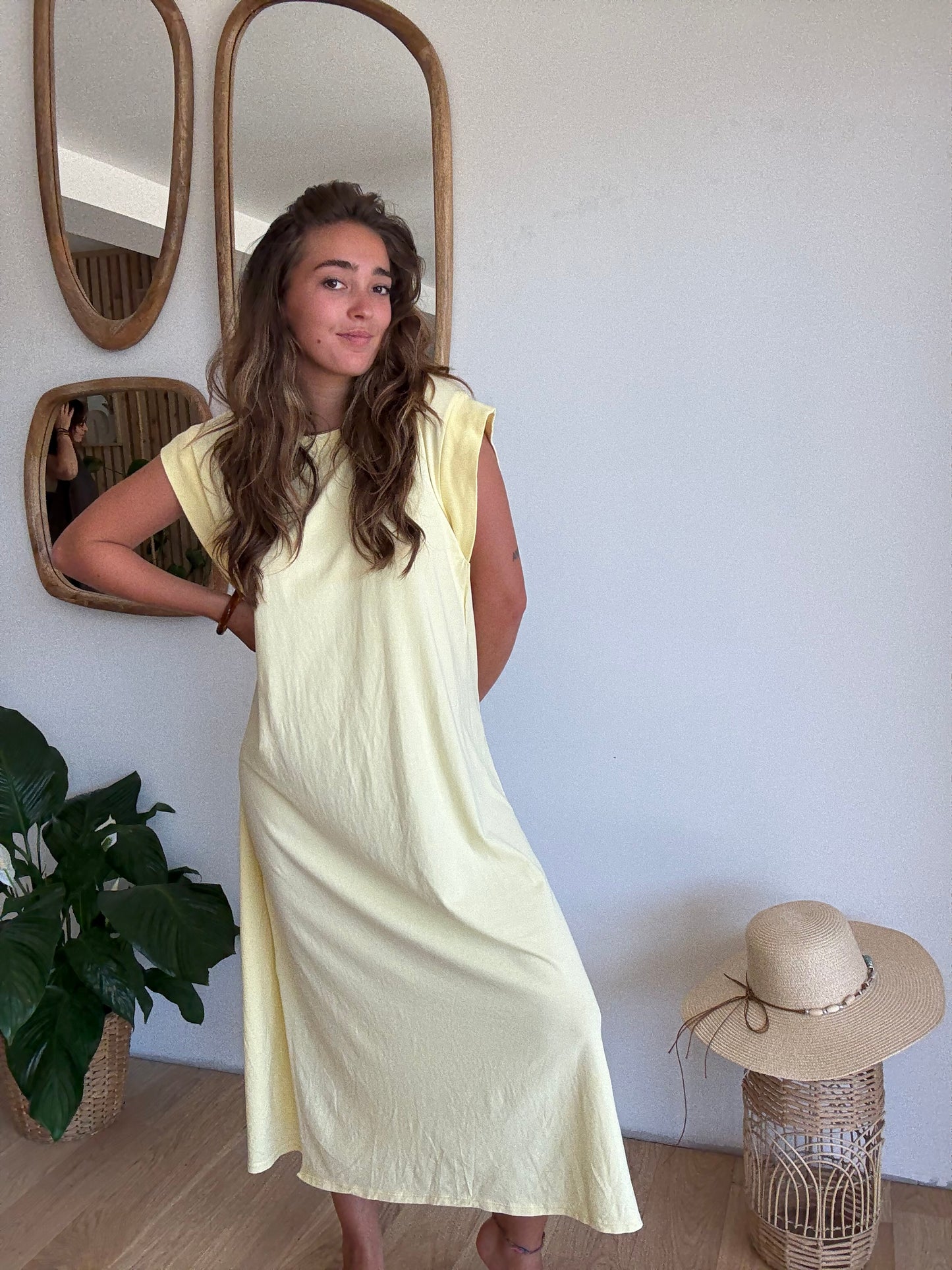 Robe Calvi jaune Pale