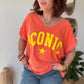 Tee shirt Iconic corail