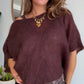 Pull Mia chocolat