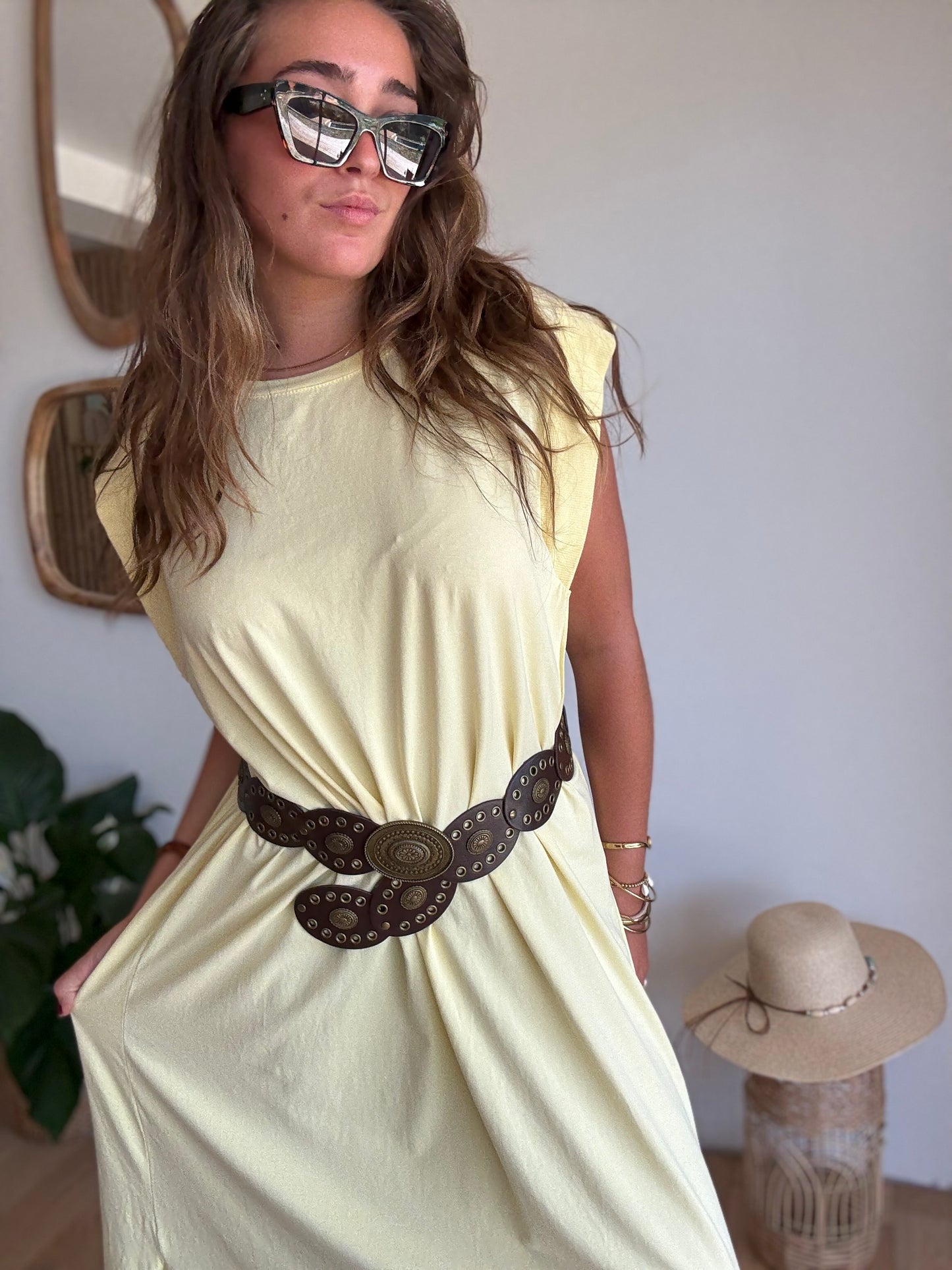 Robe Calvi jaune Pale