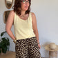 Pantalon pois choco jaune