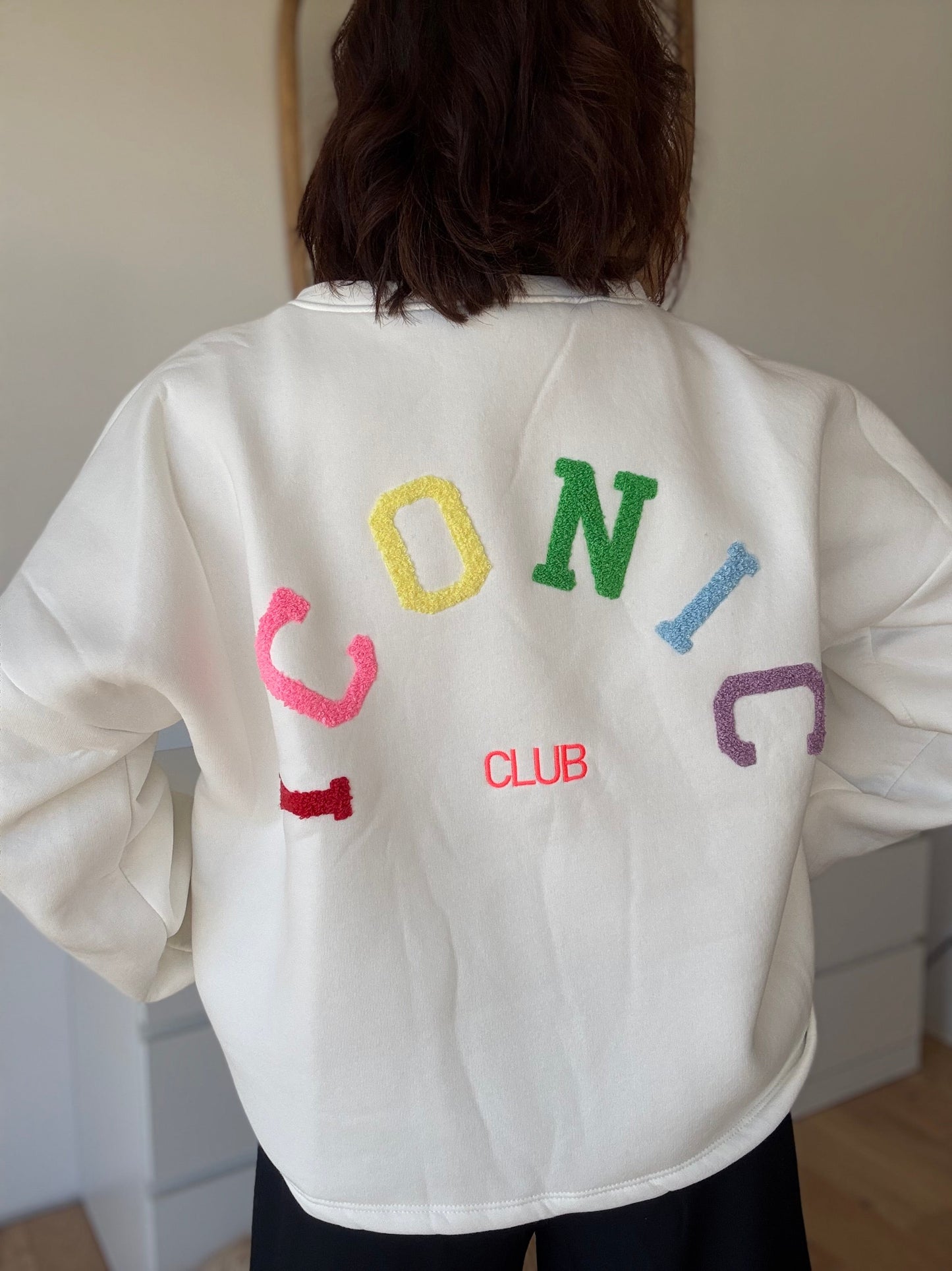 Sweat iconic blanc
