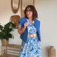 Robe longue Azur