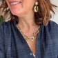 Boucles Alma doré écru