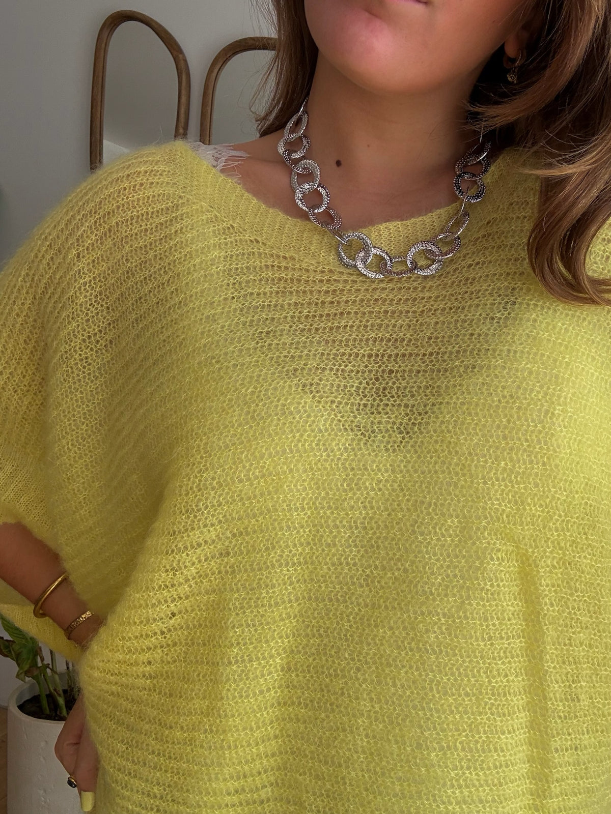 Pull Mia jaune