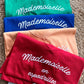 Tee shirt MADEMOISELLE EN ESPADRILLES   ROUGE