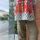 Pantalon magique en lin kaki