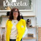 Veste Teddy jaune