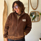 Veste Teddy Marron
