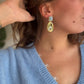 Boucles Alma bleu /doré