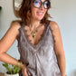 Top Alba dentelle choco