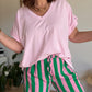 Tee shirt rose baby Maxi