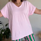 Tee shirt rose baby Maxi