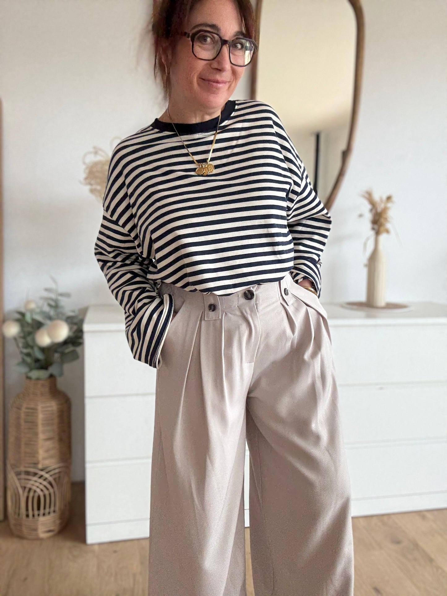 Pantalon Marius beige