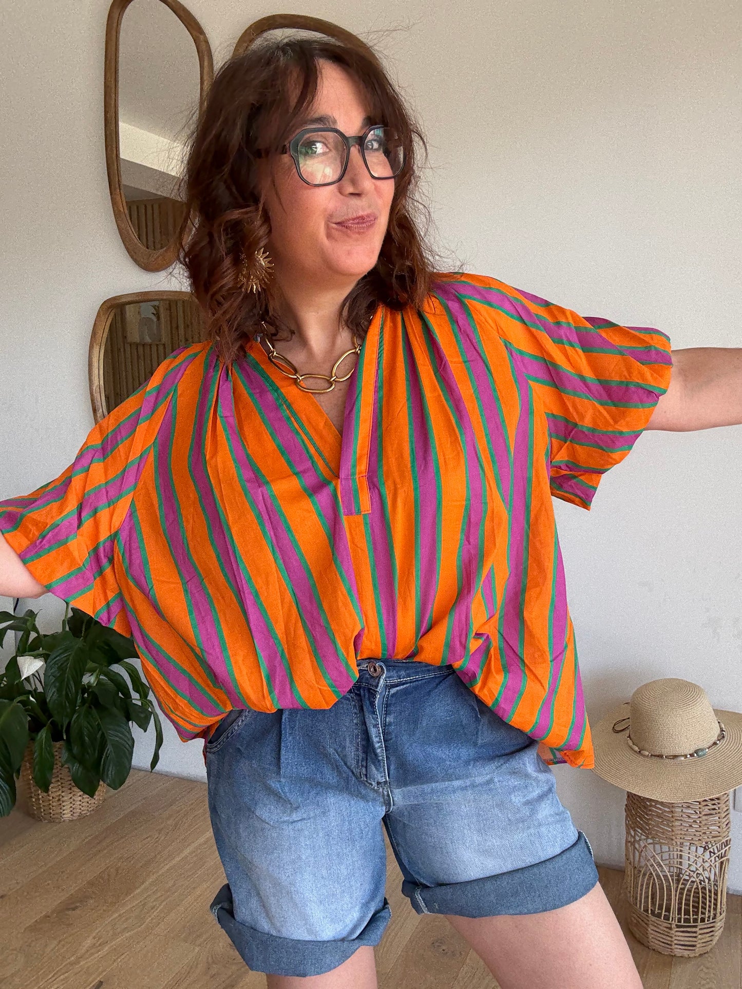 Blouse Summer pop