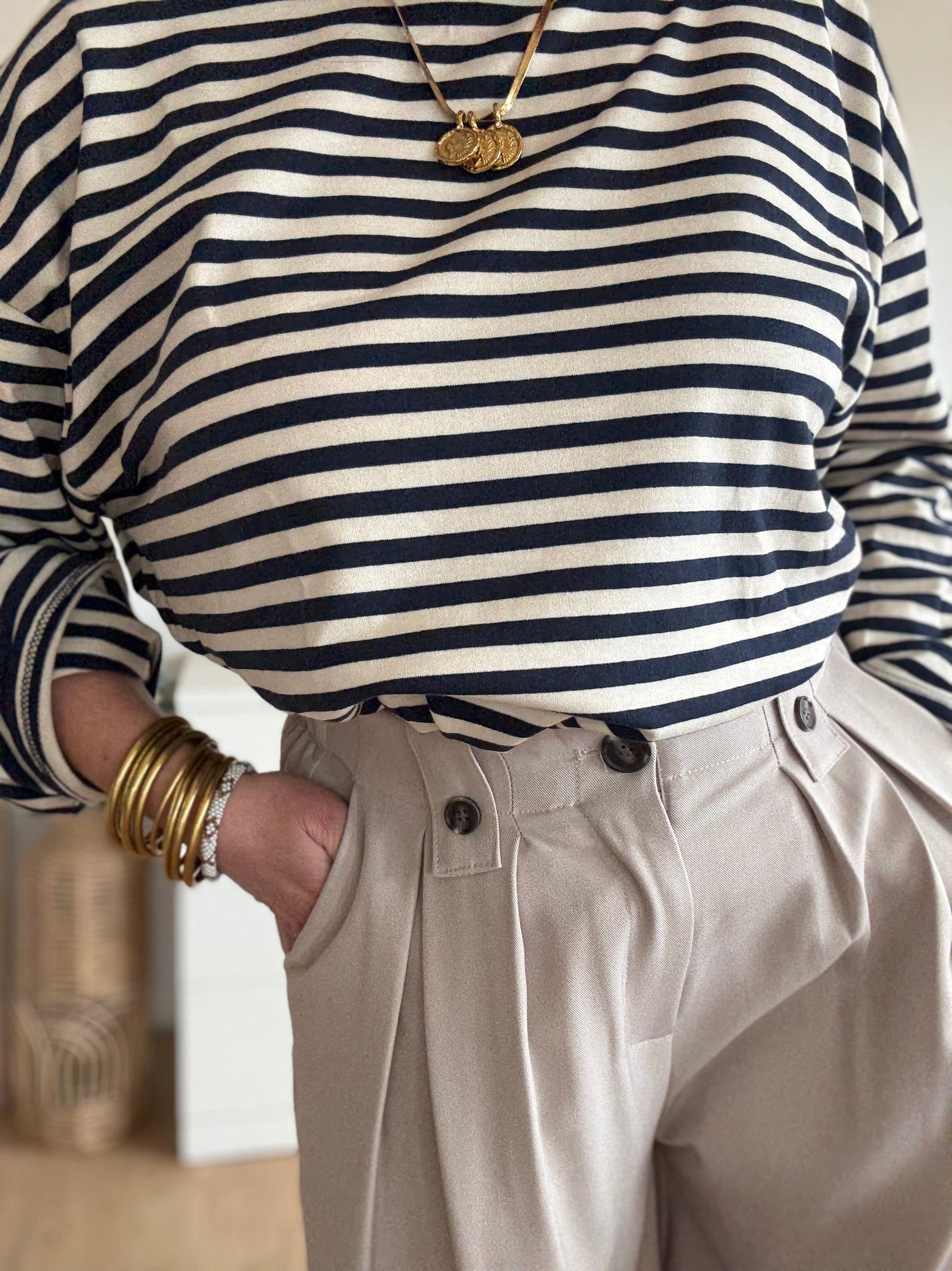 Pantalon Marius beige