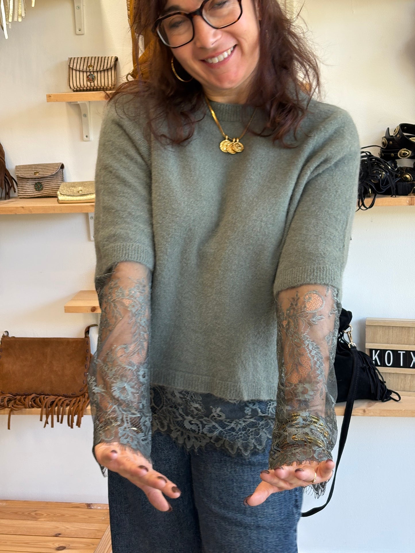 TOP DENTELLE ROMANTIQUE