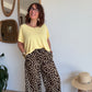 Pantalon pois choco jaune