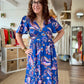 Robe Palmira bleu