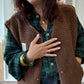 Veste Teddy chocolat