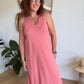 Robe débardeur bois de rose