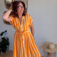 Robe rayures sunset