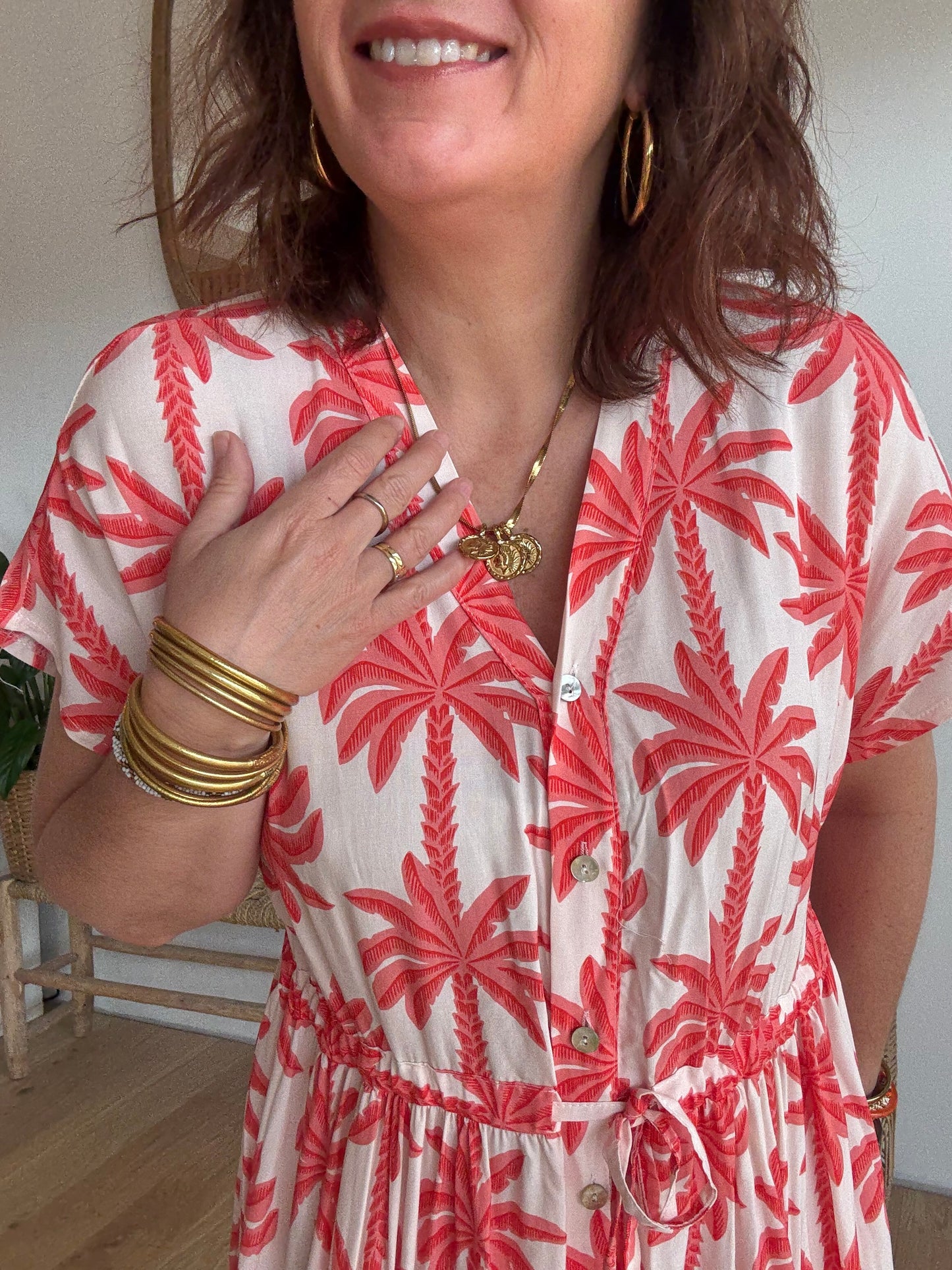 Robe palmiers