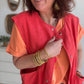 Veste sans Manches LIZZIE orange