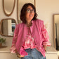 Chemisier pink Tie and Dye