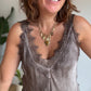 Top Alba dentelle choco