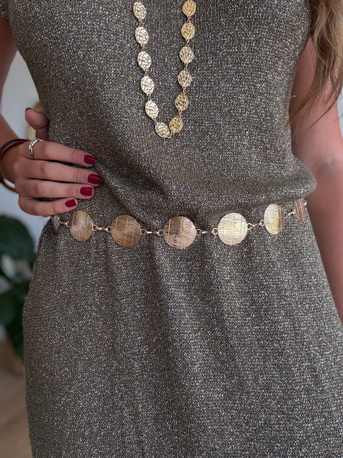 Ceinture bijoux ronds ✨☀️
