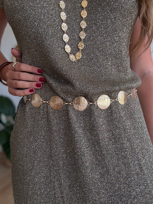 Ceinture bijoux ronds ✨☀️