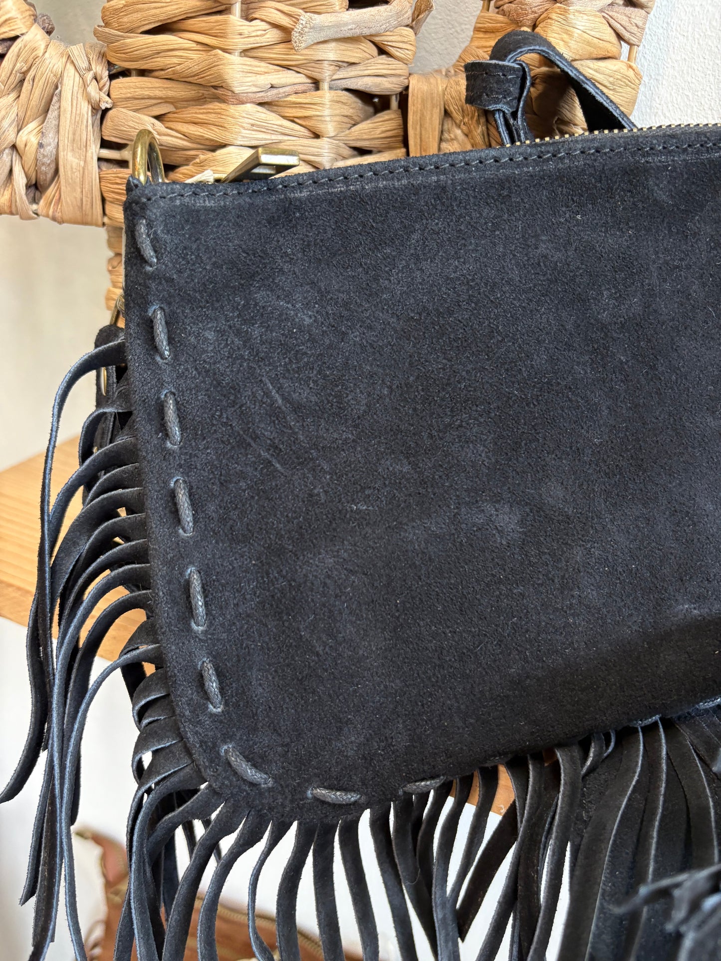 Sac à franges noir