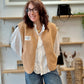 Veste Teddy camel