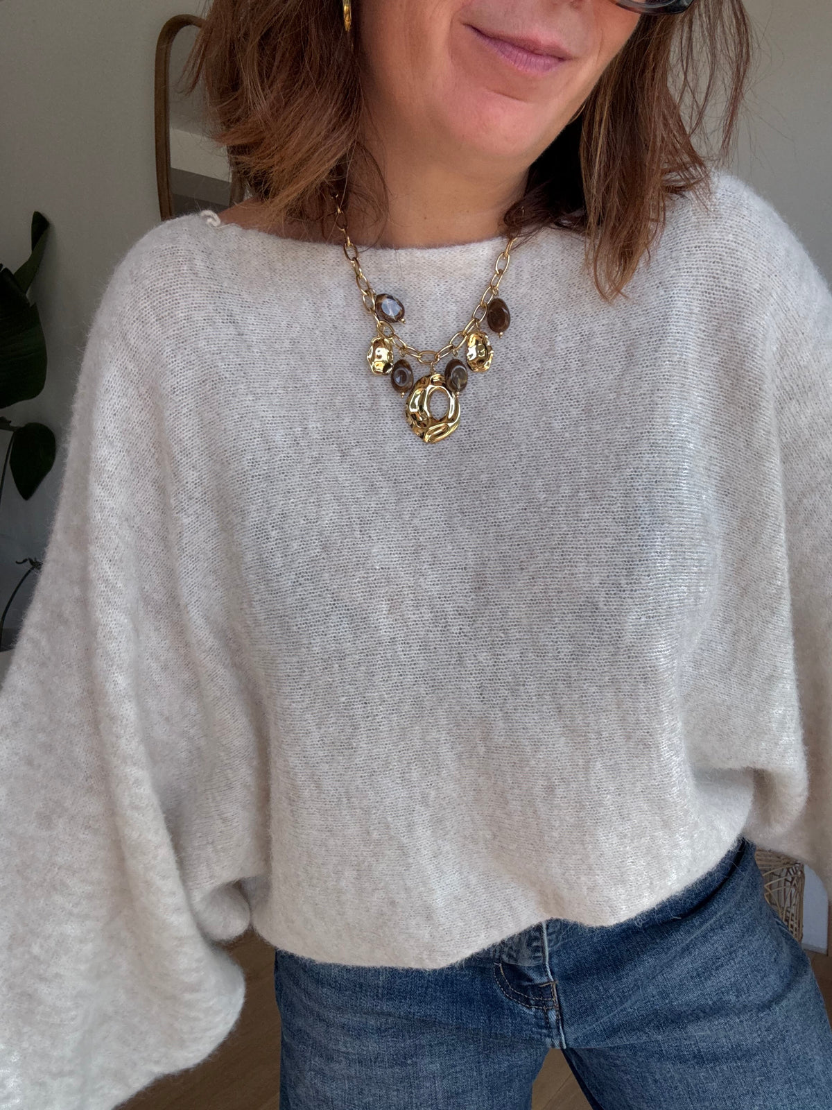 Pull Oliver écru