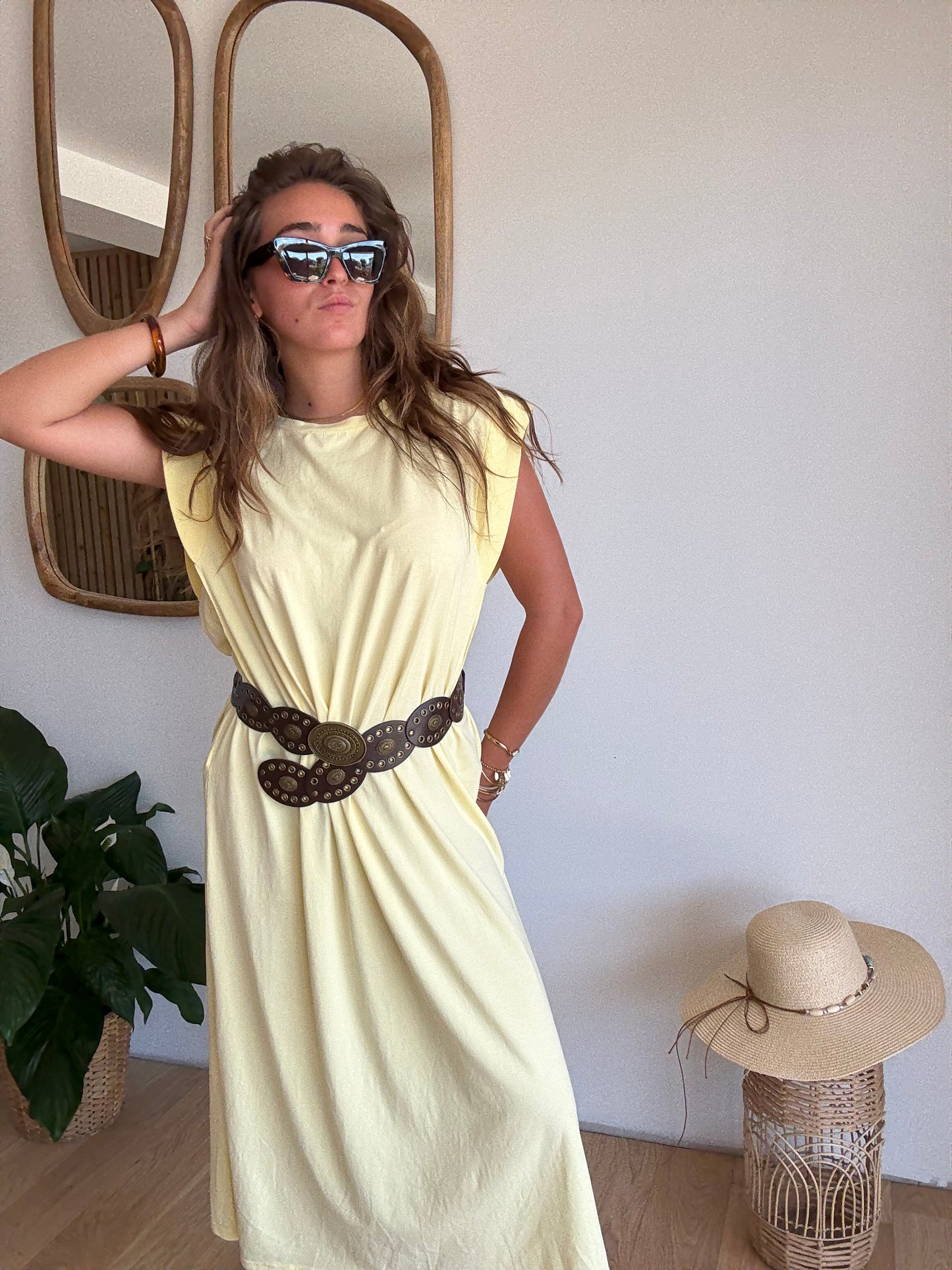 Robe Calvi jaune Pale