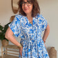 Robe longue Azur