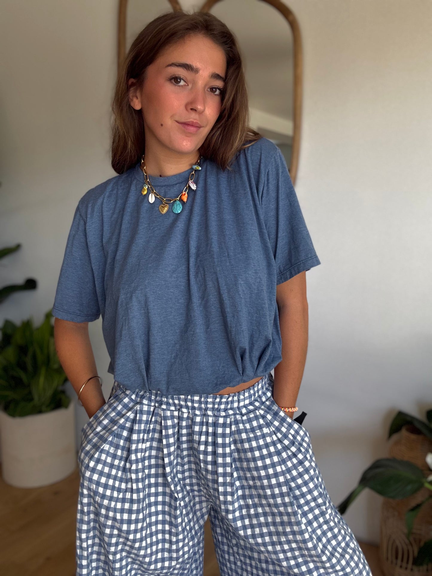 Tee shirt Bonnie bleu jean