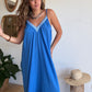 Robe playa bleu