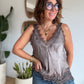 Top Alba dentelle choco