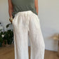 Pantalon lin écru