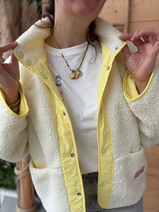 Veste réversible Mona jaune