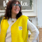 Veste Teddy jaune
