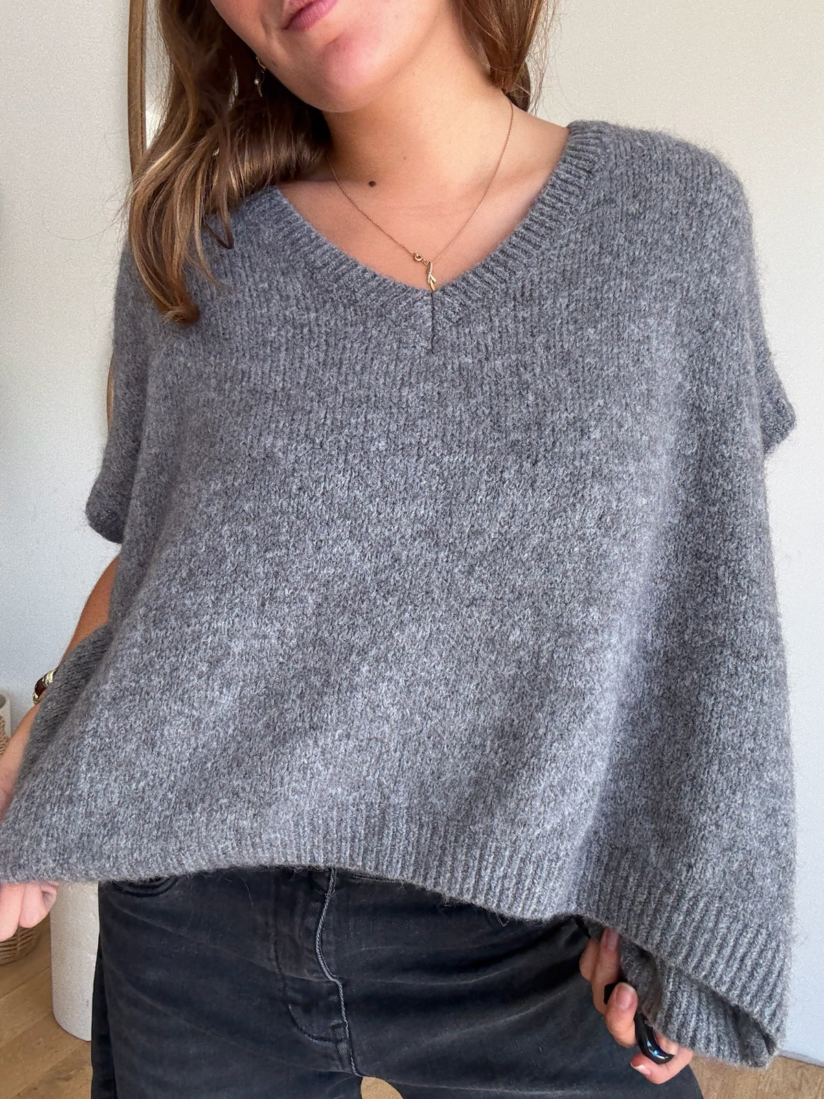 Pull Gina gris
