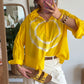 Chemise Tie and Dye jaune